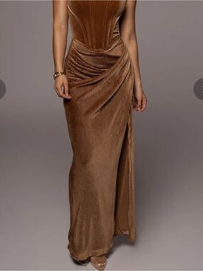 JLUXLABEL Pecan Maxi Skirt - worn once